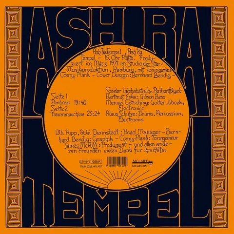 Ash Ra Tempel (LP,LTD,350G 4 Fold,COL Vinyl Original A2 Poster, 2x